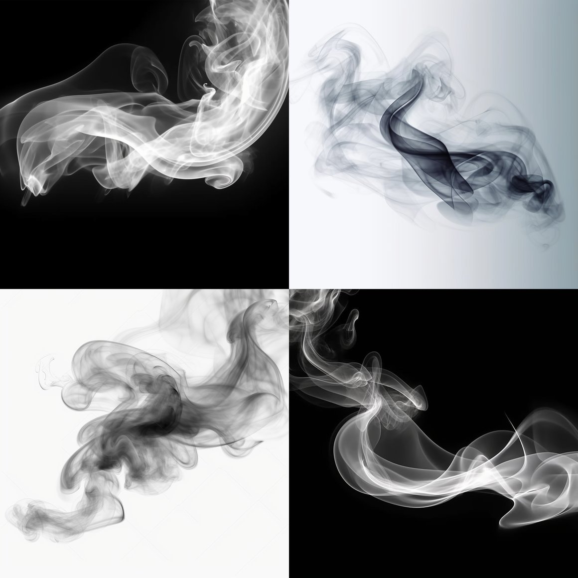 Mid-trip Realistic White Smoke Transparency