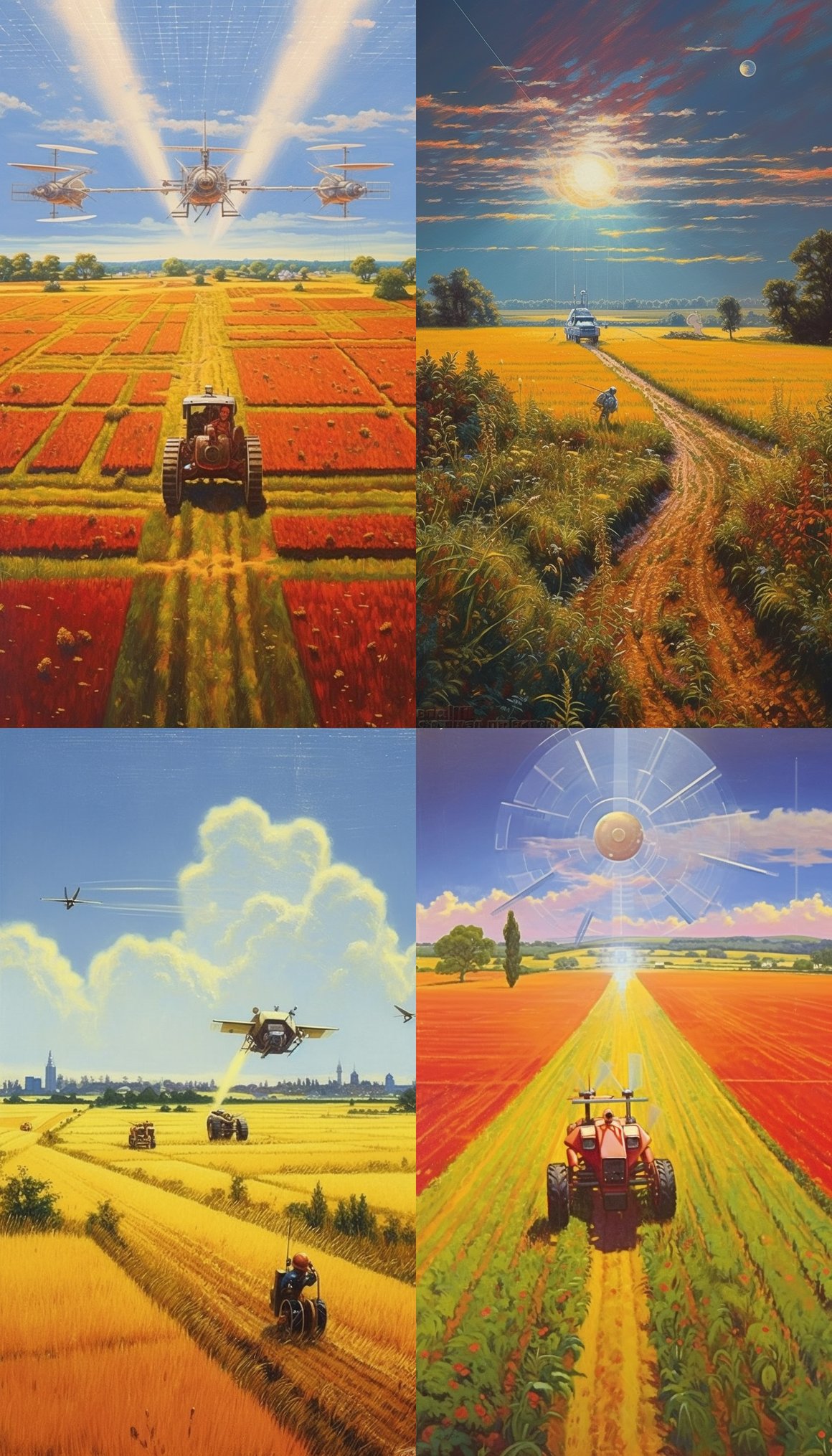 Harvesting Futures: A Retrofuturistic Odyssey