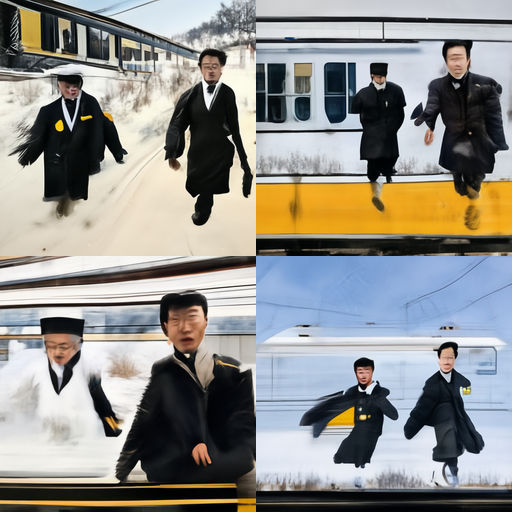 Chronicles of Two Korean Men on a Golden Train - Version 1
