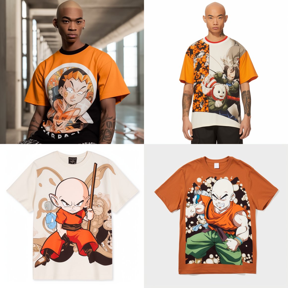 Designing the Ultimate Krillin-Inspired Dragon Ball T-Shirt