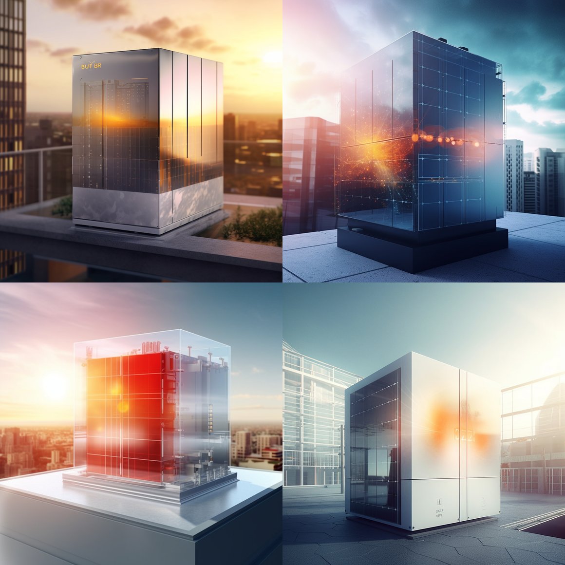 Harmony of Renewable Energy: Solar Panels and Storage Unit