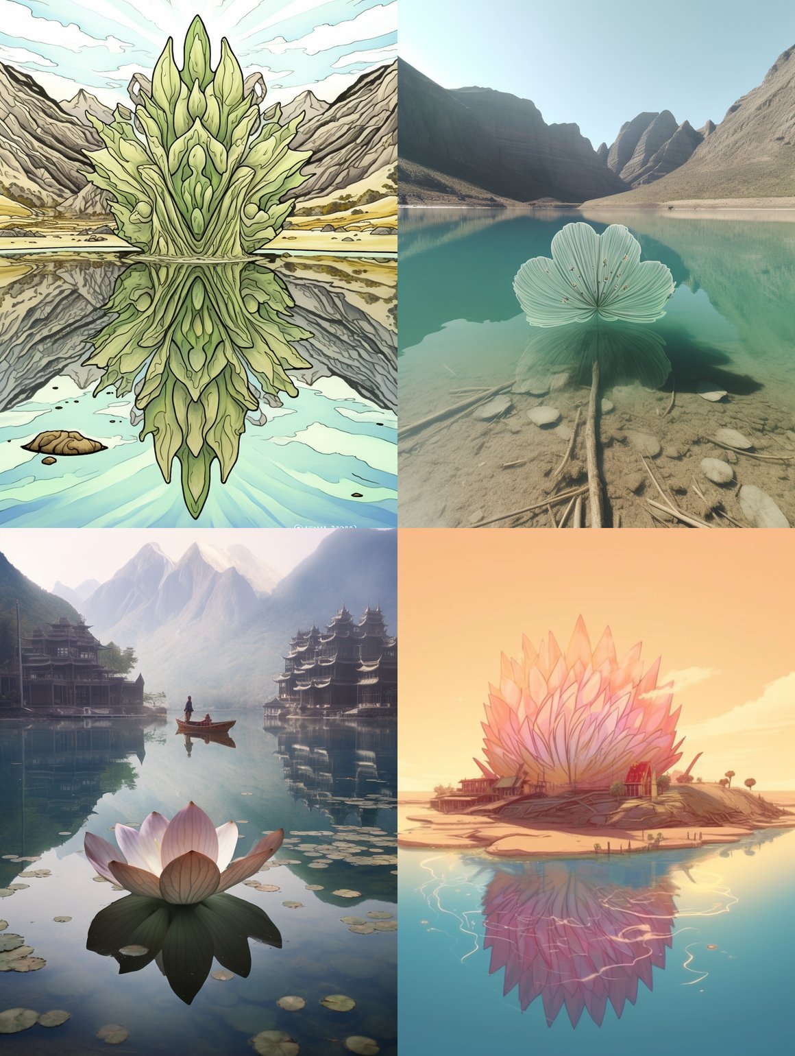 A Surreal Ink Fine Line Art in 2D