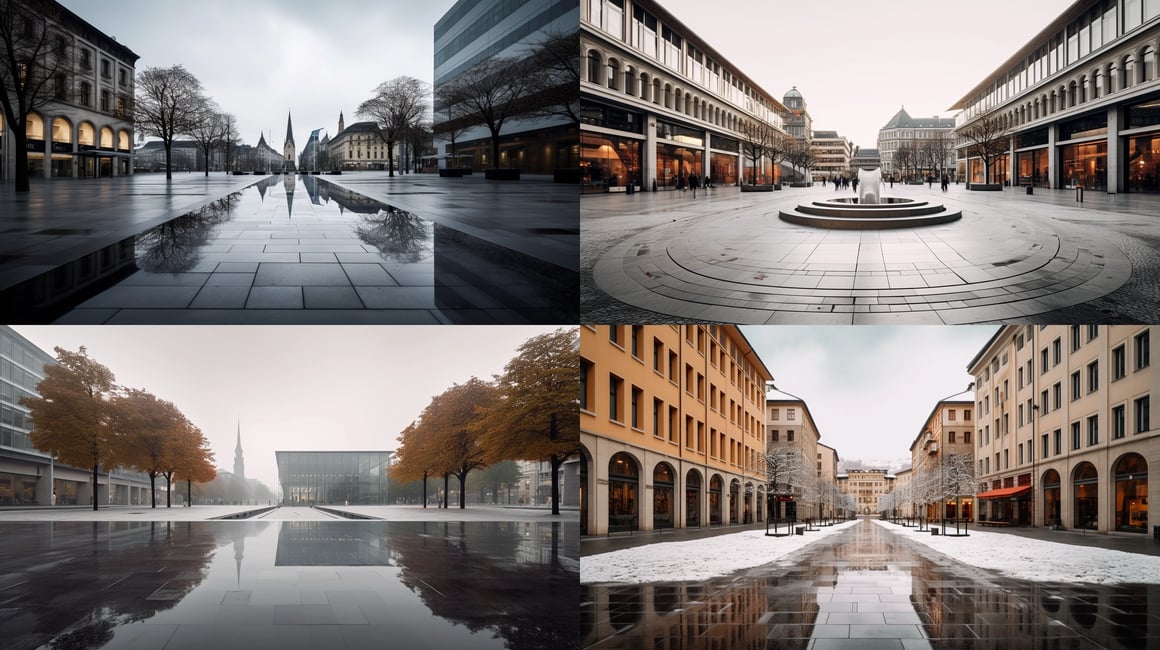 Mid-Travel Glimpse: Bellevue Square, Zurich in 8K HD