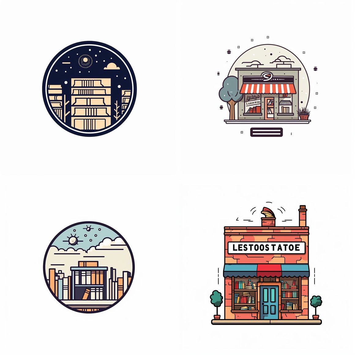 Designing the Simple Seal for 'The Lost Bookstore'