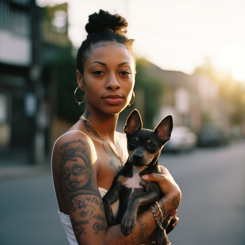 Summer Sunset Portrait: Elegance in Suburbia