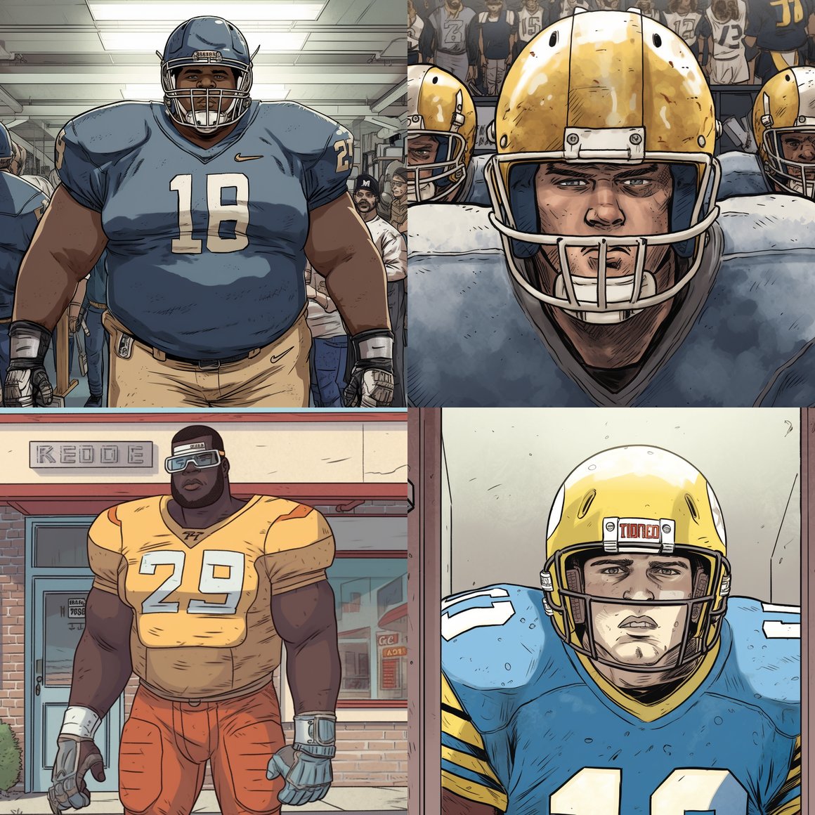 Chronicles of a High School Gridiron Giant