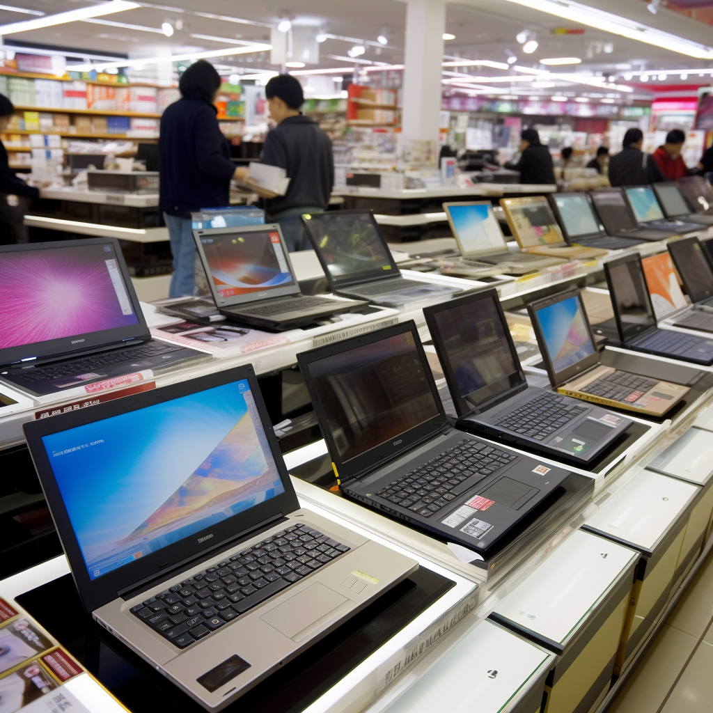 Halfway Through Tokyo's Tech Hub: The Laptop Sale