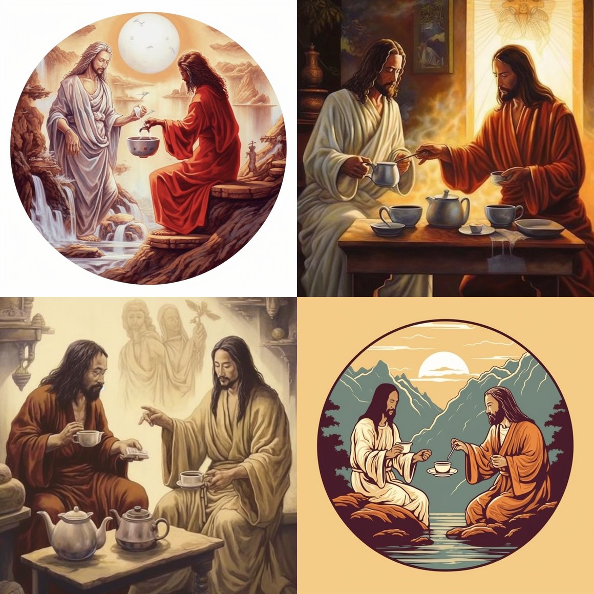 A Supernatural Dialogue Between Christ and Buddha