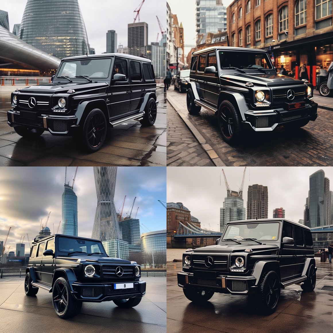 Midnight Encounter: A G Wagon in the Heart of London