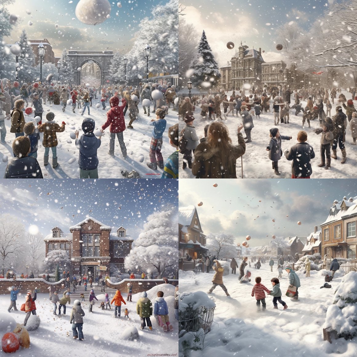 Mid-Winter Snowball Fight Extravaganza