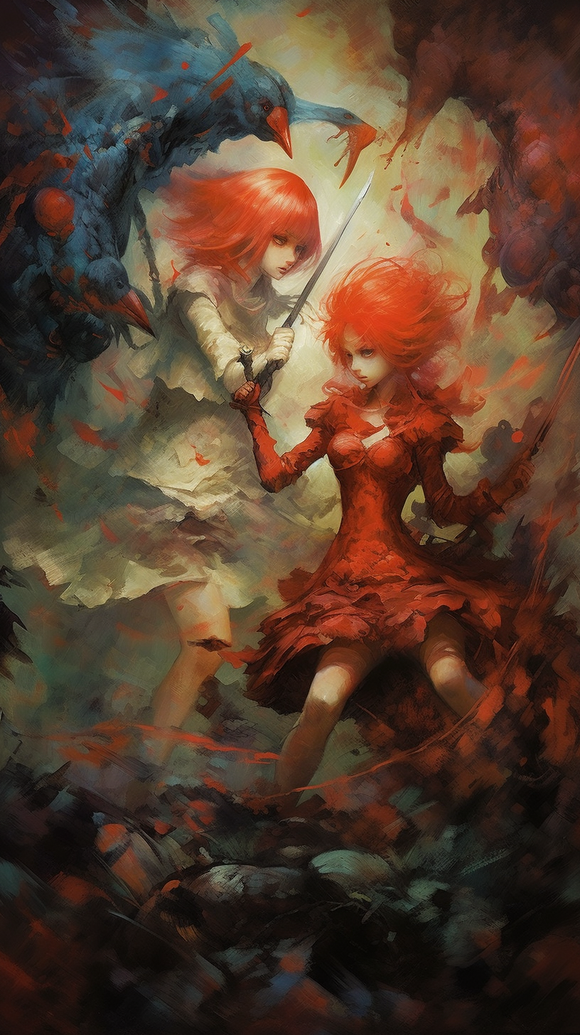A Surrealist Tale in Sui Ishida's Art style