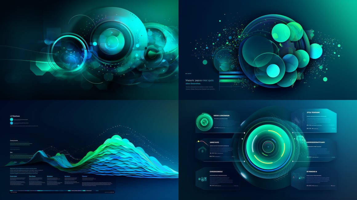 Mid-Journey CRM Development PowerPoint Background