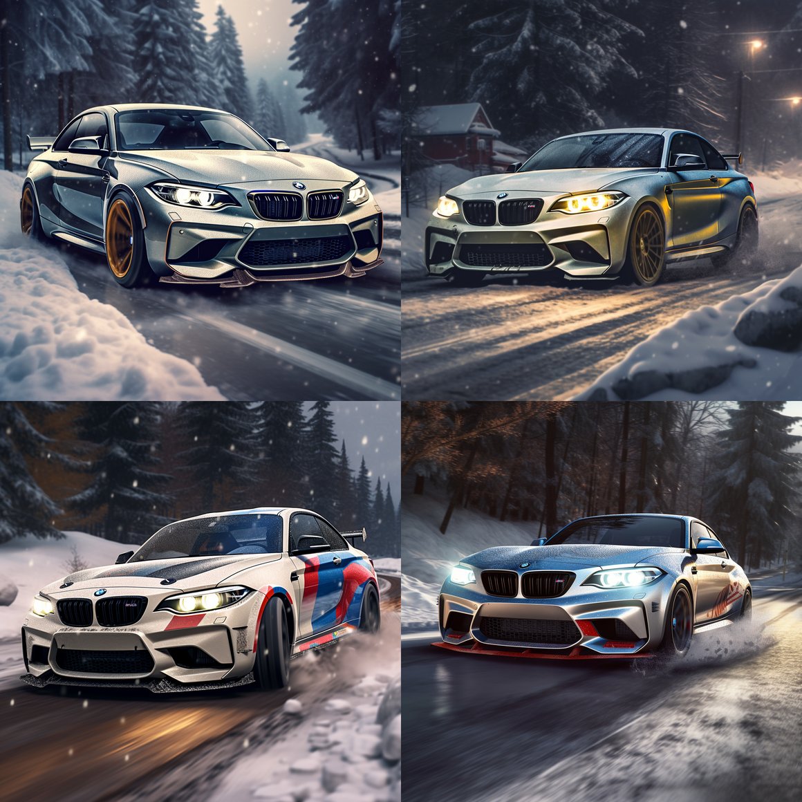 Mid-Winter Drift: BMW M2C's Snowy Mountain Adventure