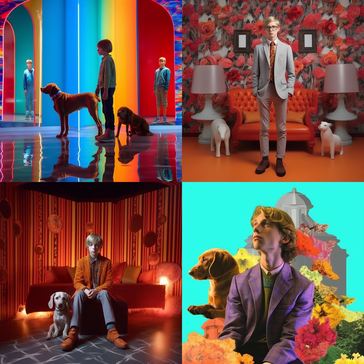 A Theatrical Journey in Mixed-Media Artistry