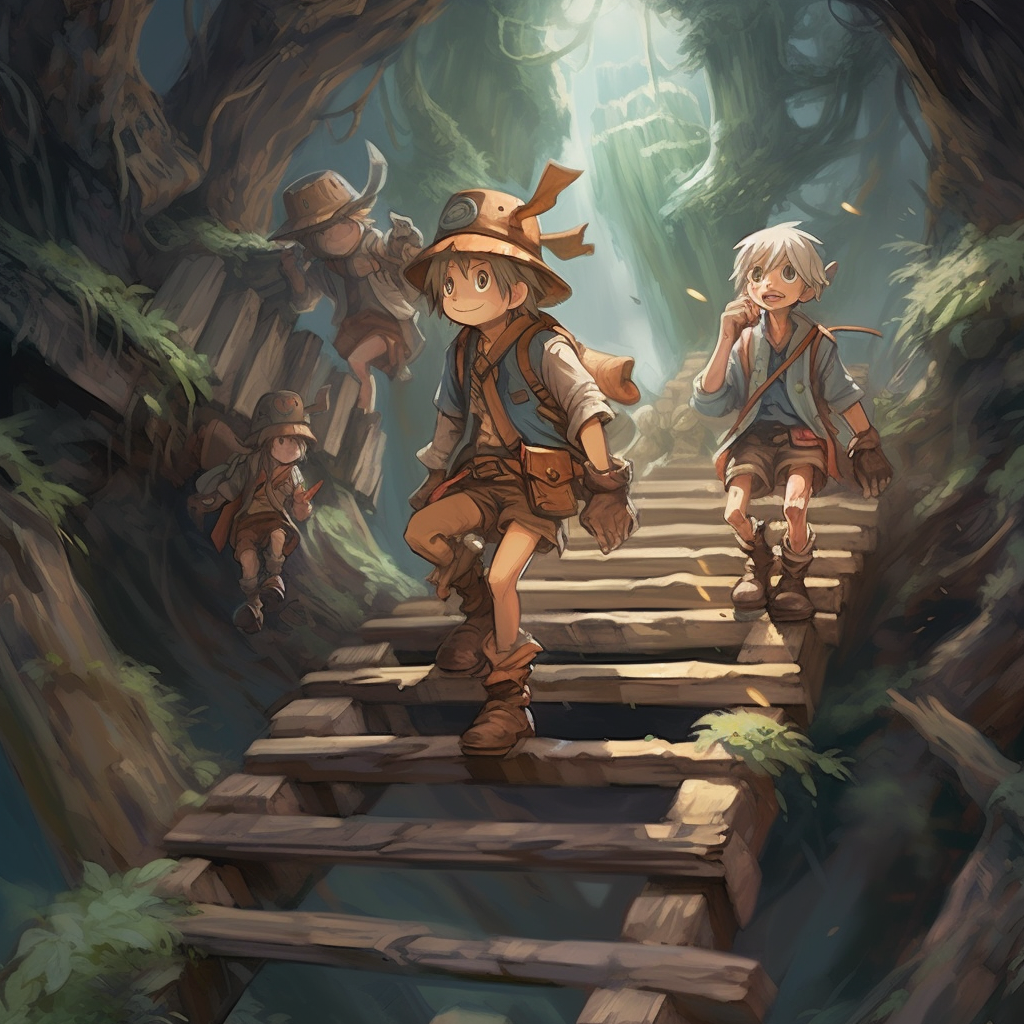Climbing the Wooden Stairway: An Anime Journey in the Abyss