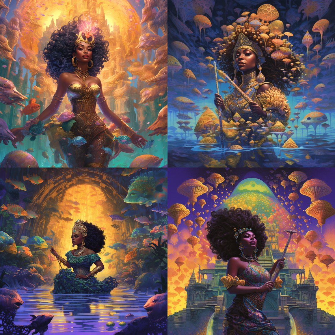 Submerged Splendor: A Theia's Odyssey
