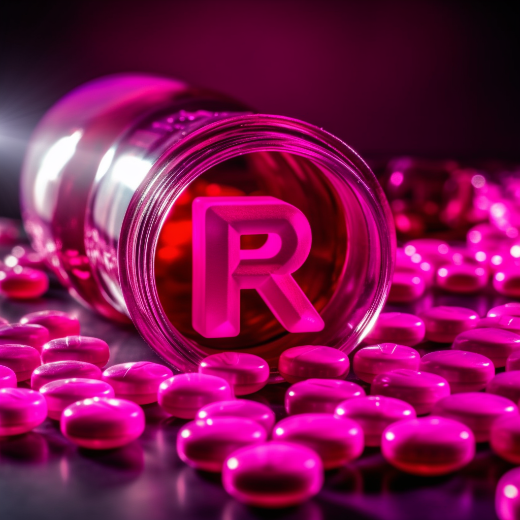 Neon Nights: The Mid-Party Medication Display