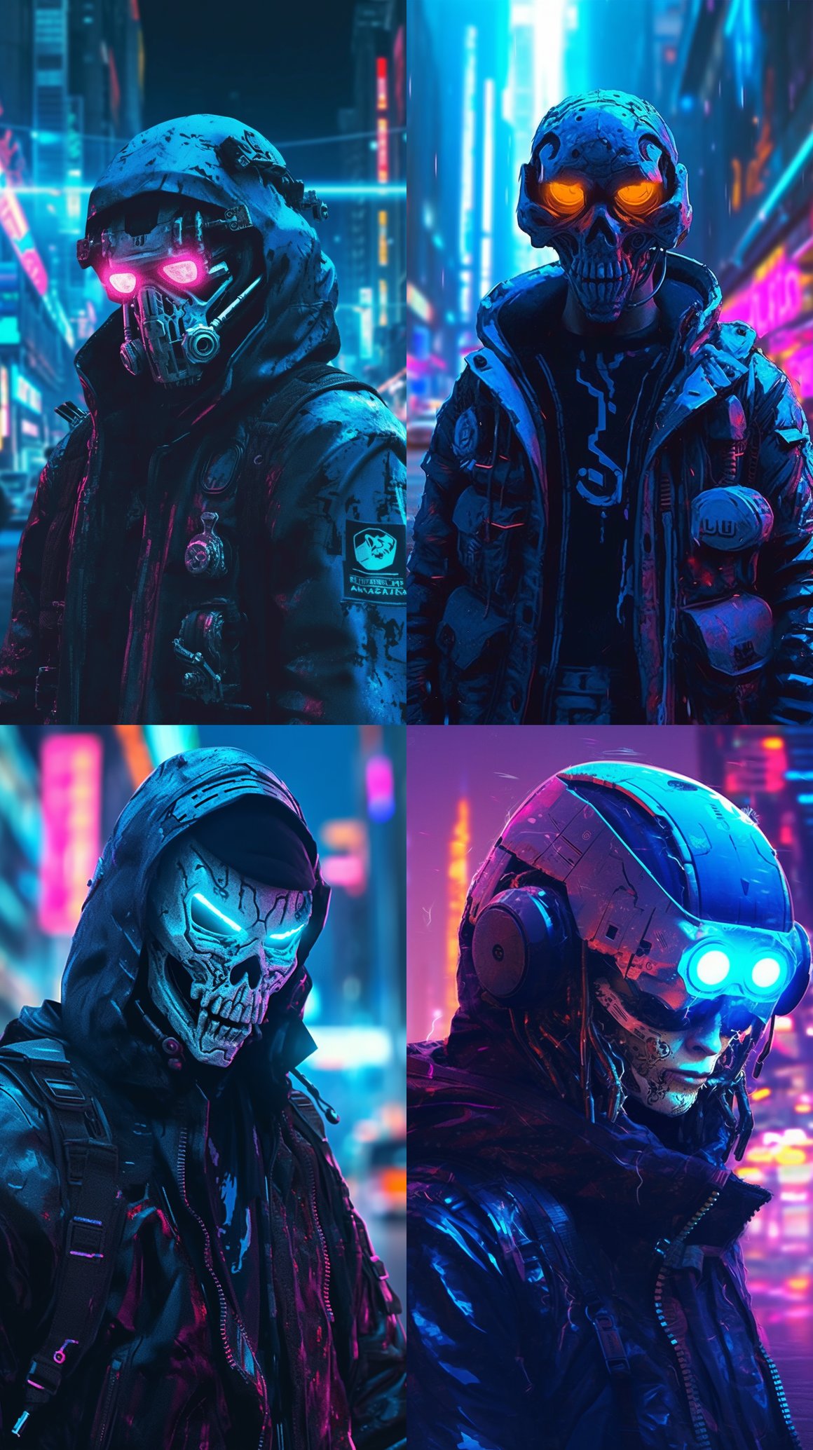 Neon Nights: Mysterious Cyberpunk's Journey in Neo Tokyo