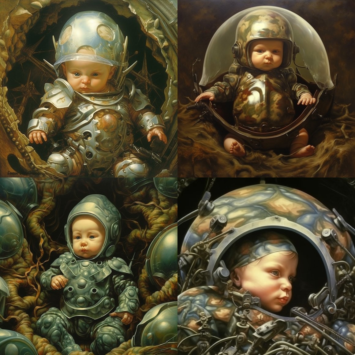 A Surrealistic Journey Through Maternal Warfare