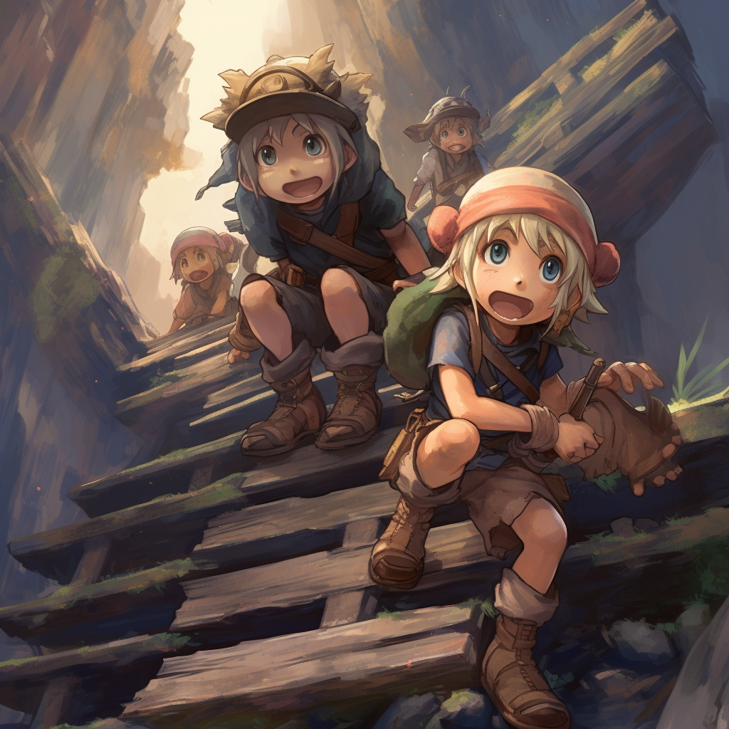 Climbing the Wooden Stairway: An Anime Journey in the Abyss