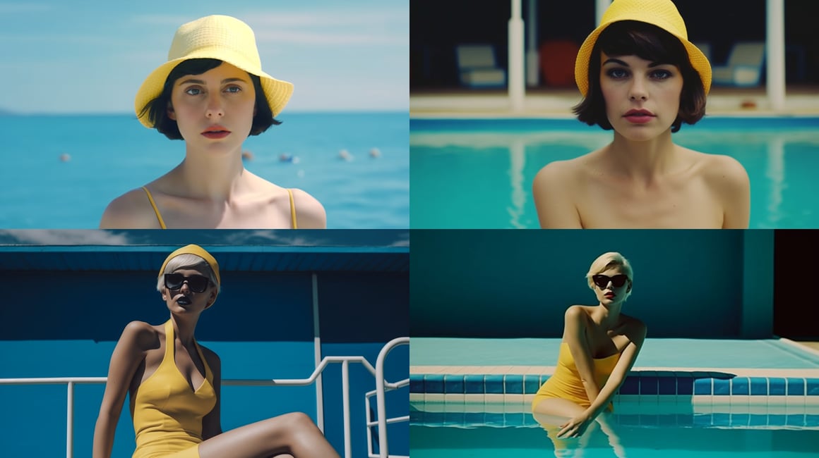 Cinematic Realism in Women's Swimwear Photography