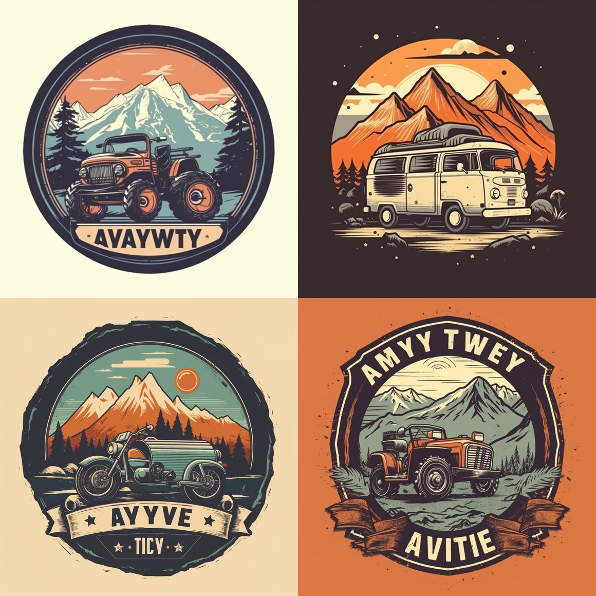 Retro Adventure: Mid-Journey ATV Camping