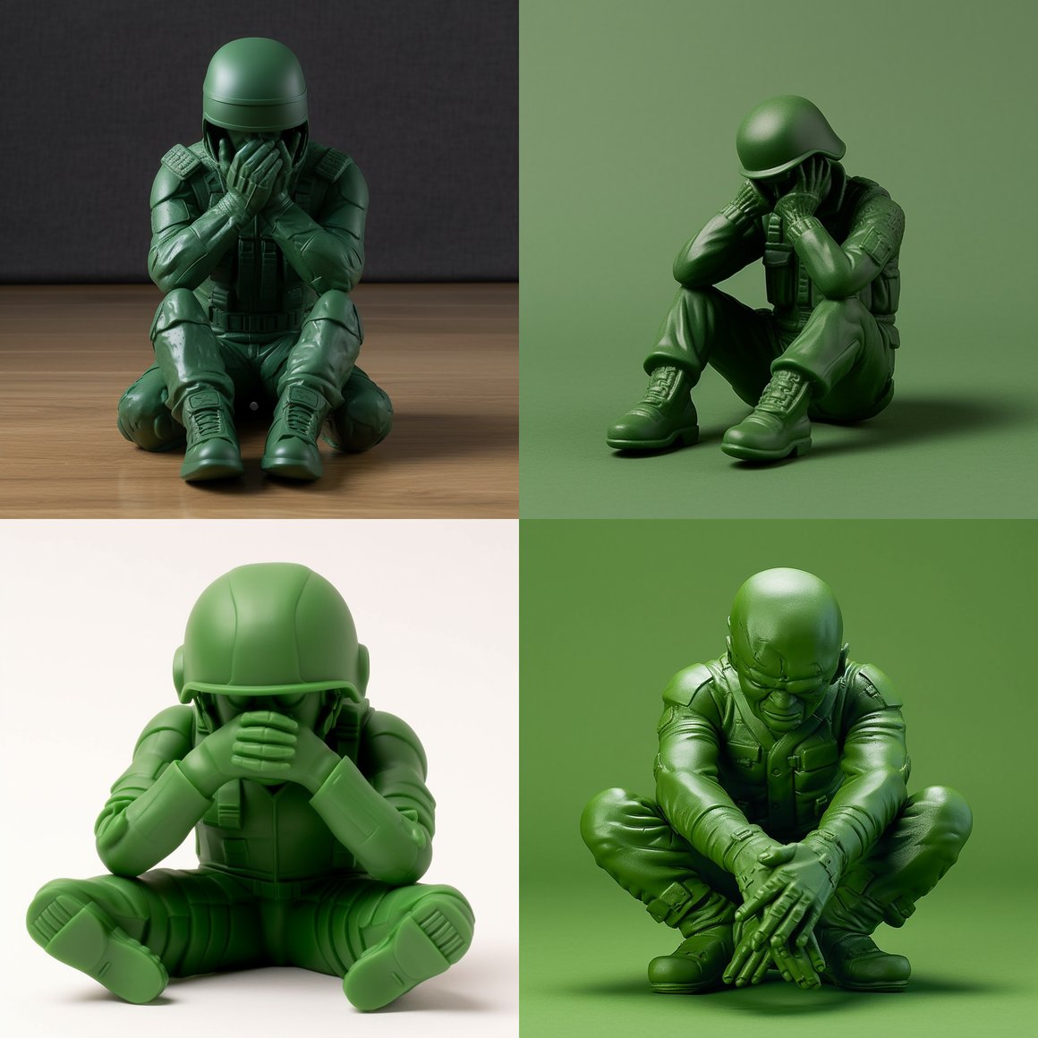 Despair in Miniature: A Soldier's Silent Struggle