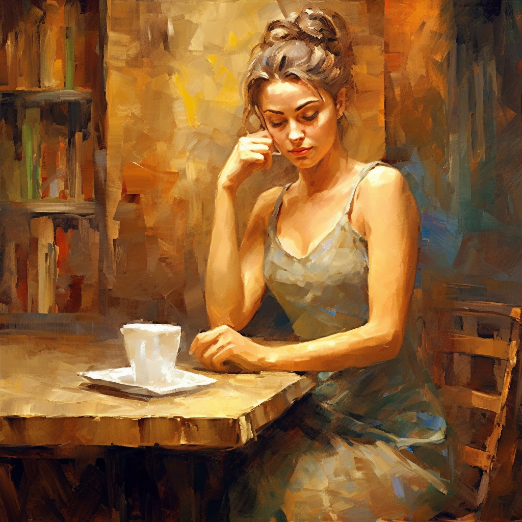 A Tale of Beauty and Books in the Coffeehouse