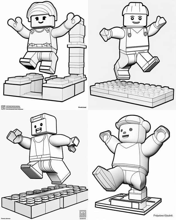 Roblox Adventure: Obstacle Course Coloring Page Prompt | NeoPrompt