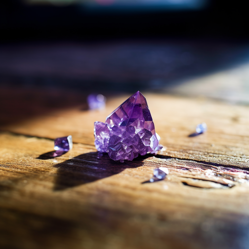 A Tilt-Shift Exploration in Amethyst, Wood and Traditional Color Palettes