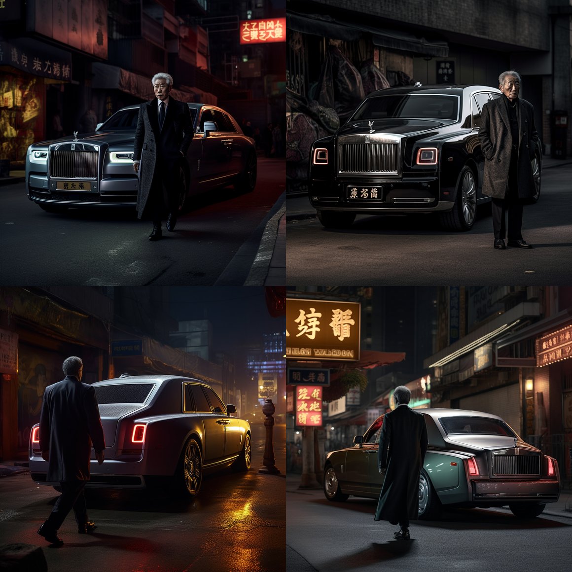 Midnight Elegance: A Nighttime Journey in the City