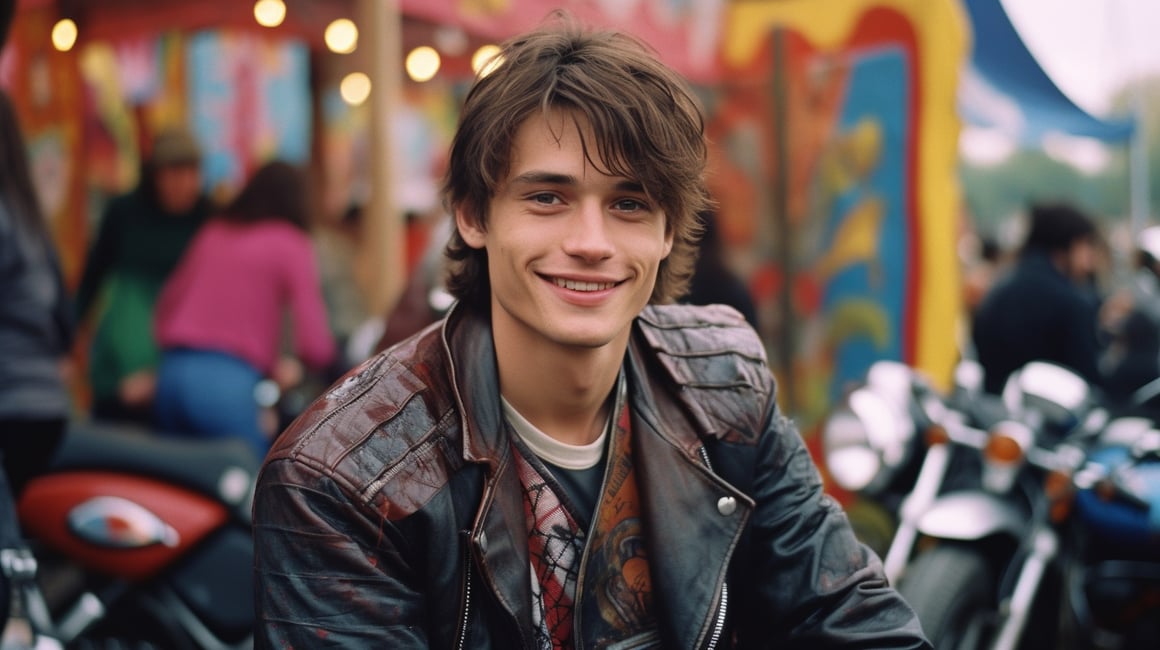 Retro Street Vibes: A Berlin Motorcycle Journey in Hi-Def