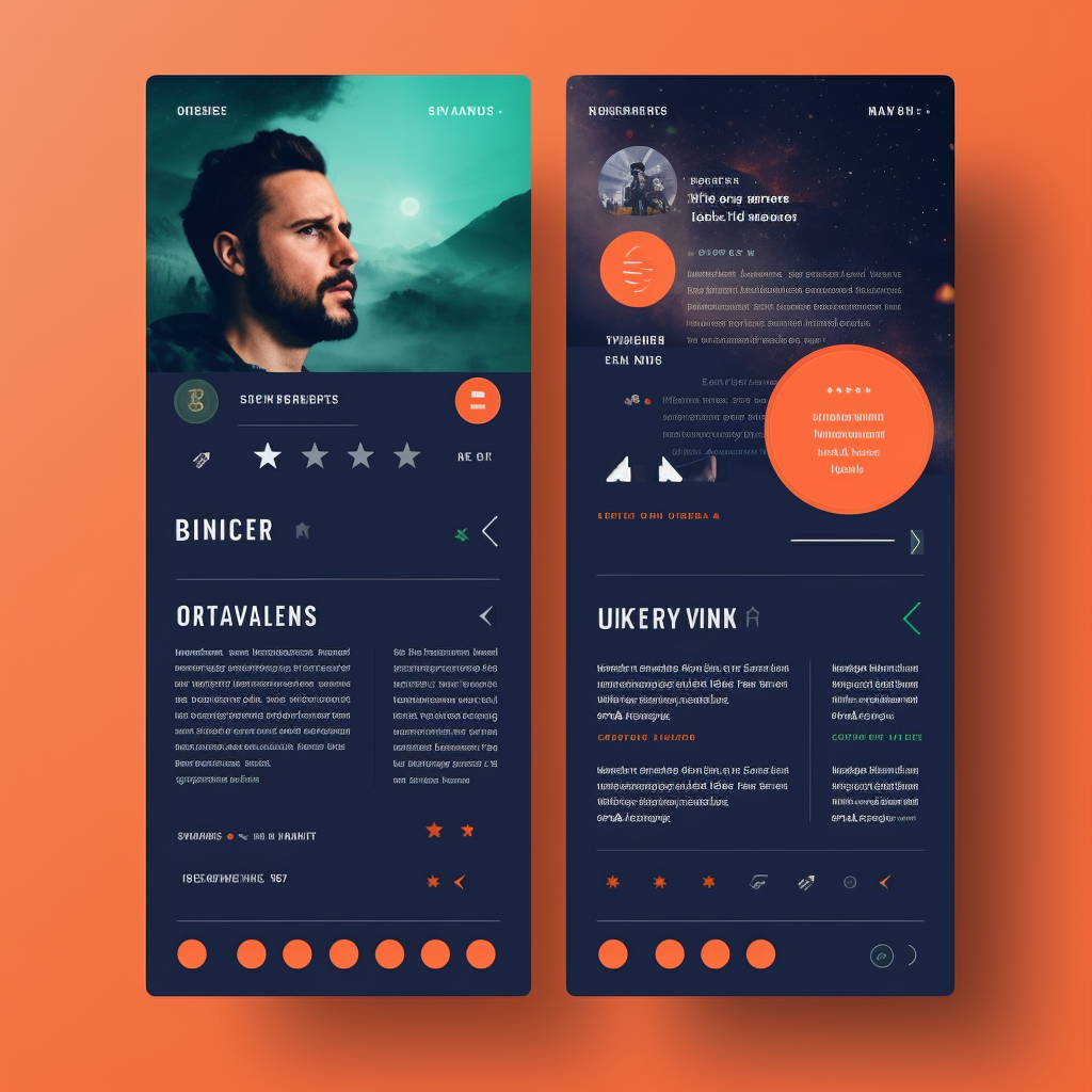 Cinematic Interlude: Movie Review Card UI/UX Design