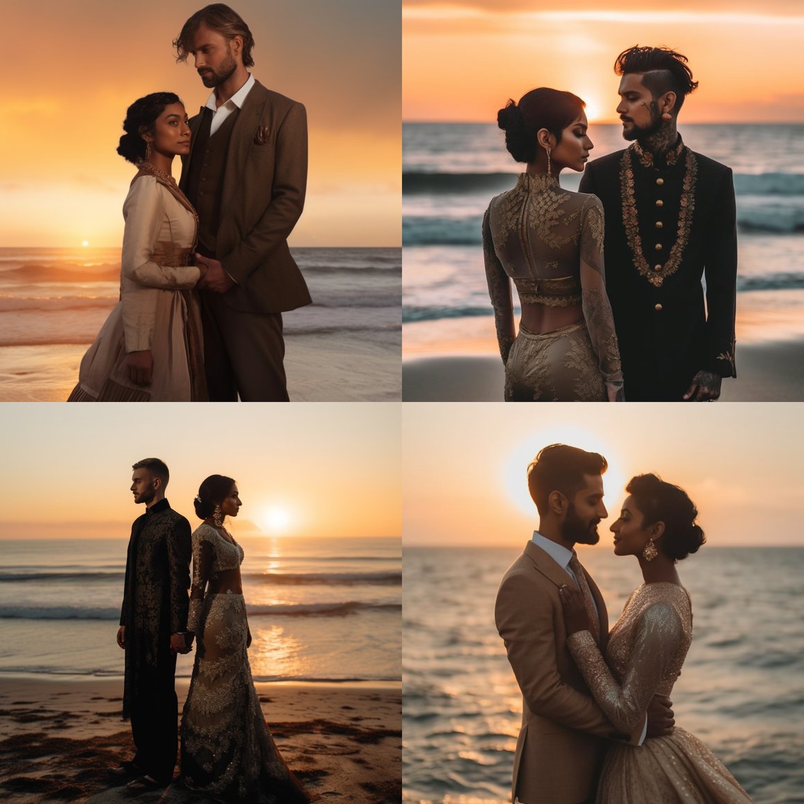 Sundrenched Vows: An Interracial Love Story