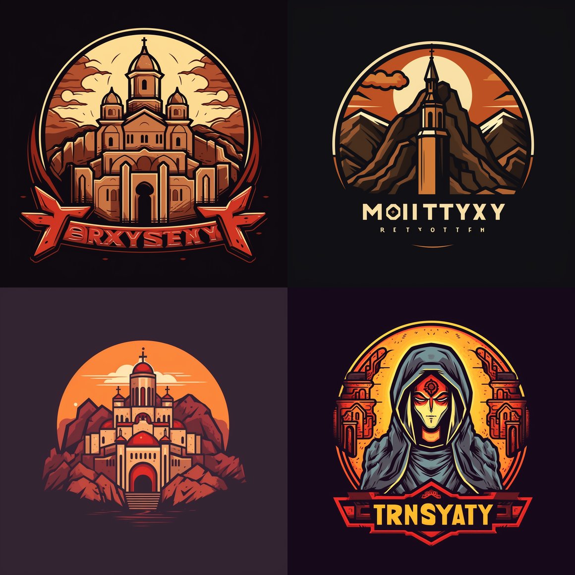Designing the RTX Monastery YT Gaming Channel Logo