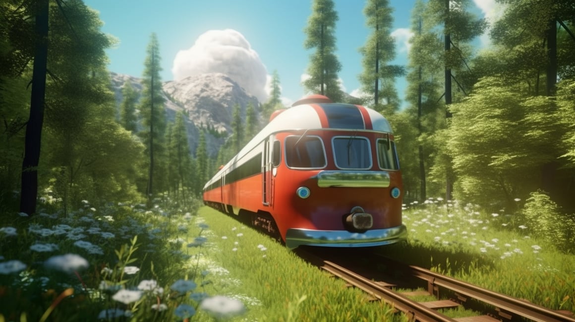 Summer Voyage: A 3D Pixar Style journey through 1950s USSR