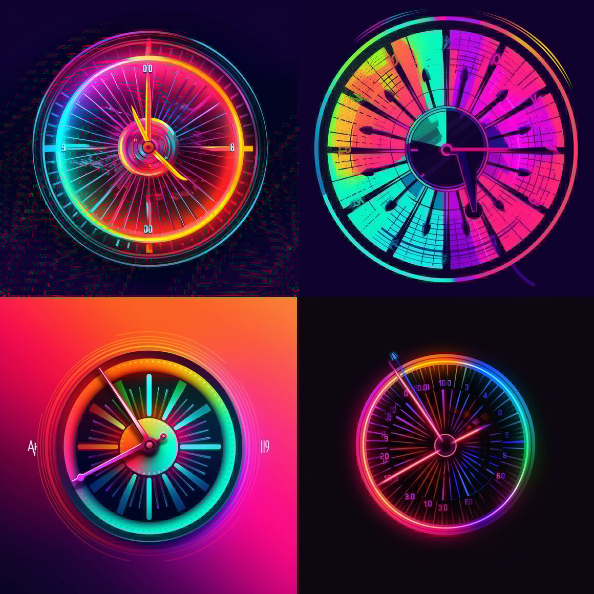 Neon Rush: Midnight Cycle Ride