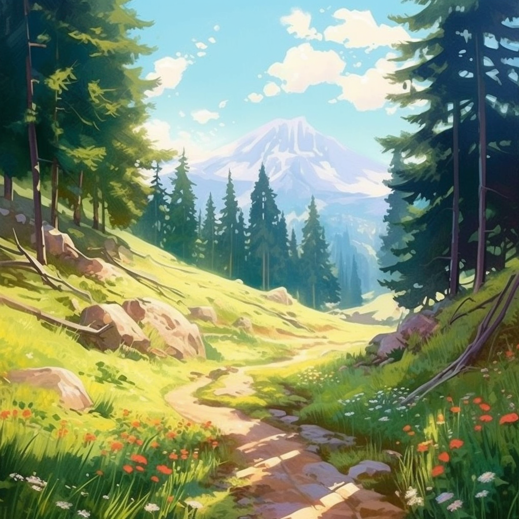 Sun-drenched Spring Journey: A Symphony of Nature's Beauty