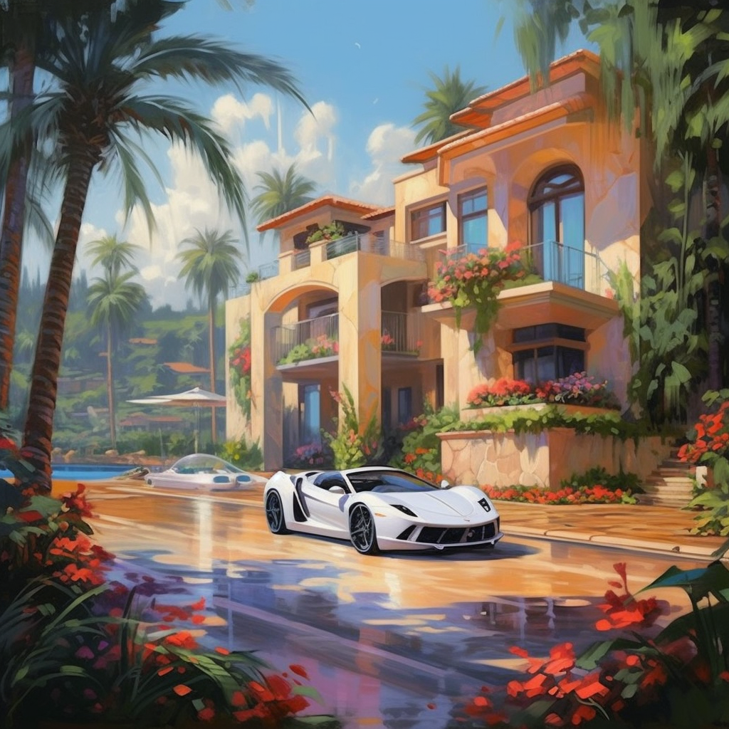 Artistic Expression and Luxury Lifestyle Journey