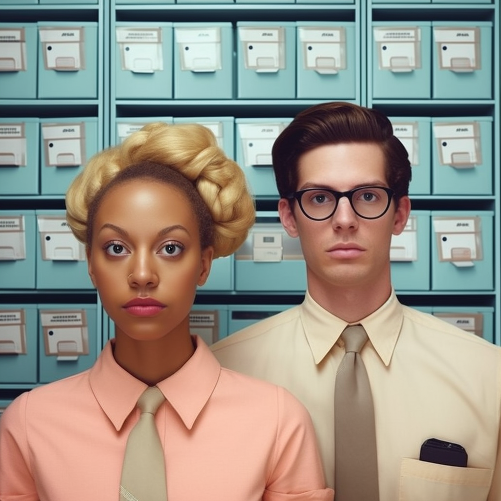 Subtle Desires: A Wes Anderson Inspired Artwork