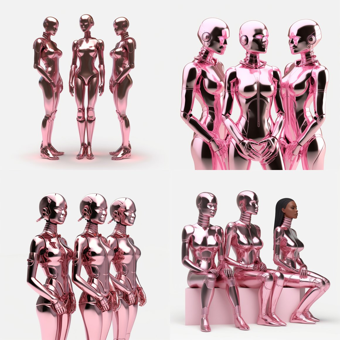 Chroma Bots: Futuristic Robotic Girl Band Journey