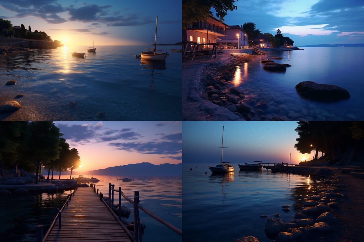 A Tranquil August Evening in Ultra HD 8K, AR 3:2