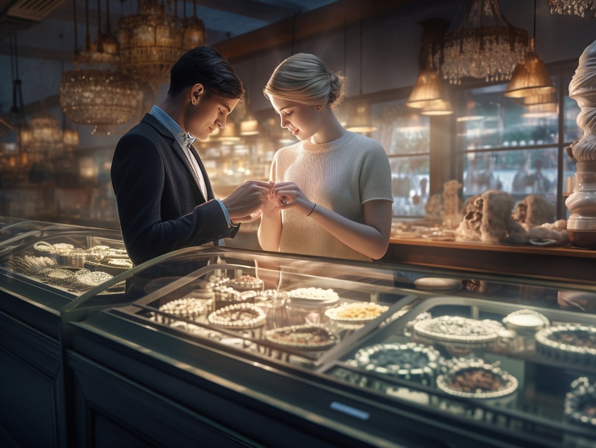 Choosing Forever: A Couple's Wedding Ring Shopping Journey