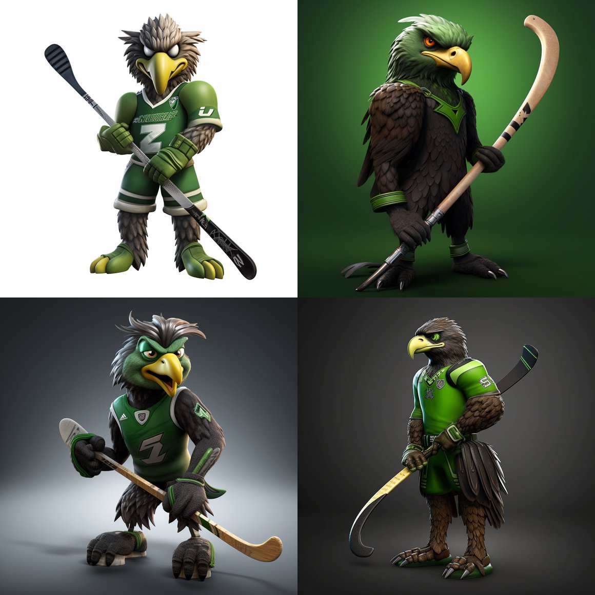 Hawk Mascot's Hockey Showdown Midway