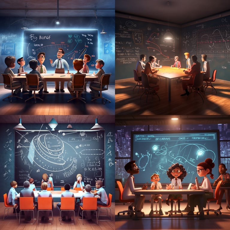 Mid-Lesson Mathematics: 3D Cartoon Illustration Prompt | NeoPrompt