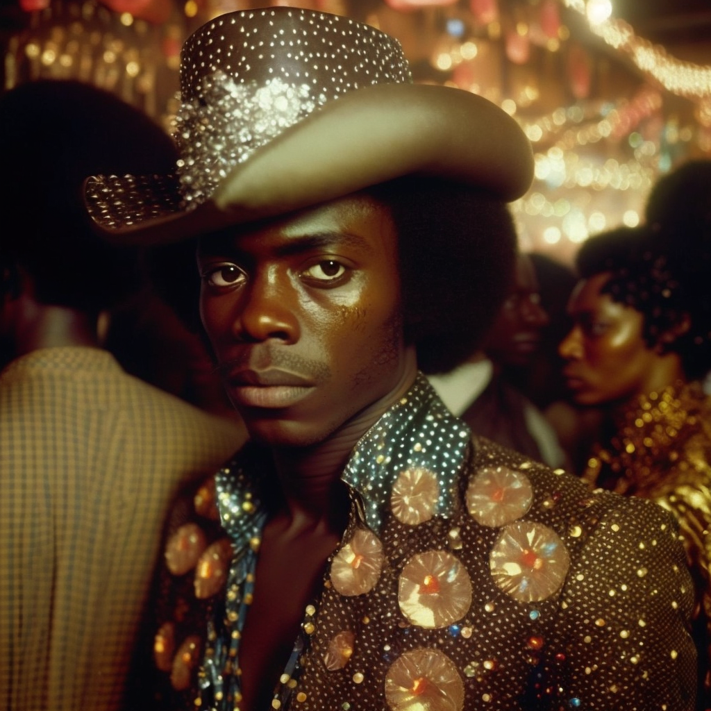 Retro Nigerian Cowboy: A Nostalgic Kodak Moment