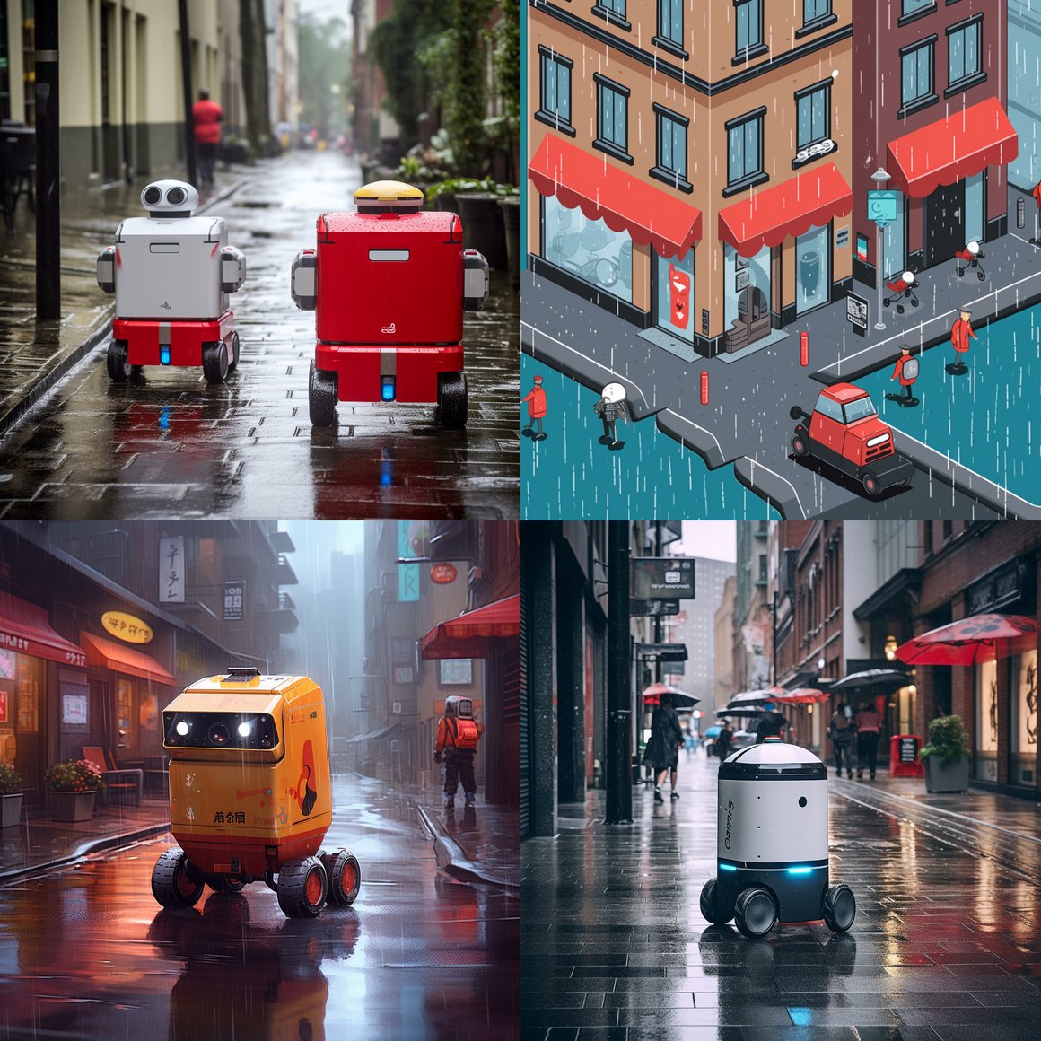 Navigating Flooded Streets for Timely Delivery