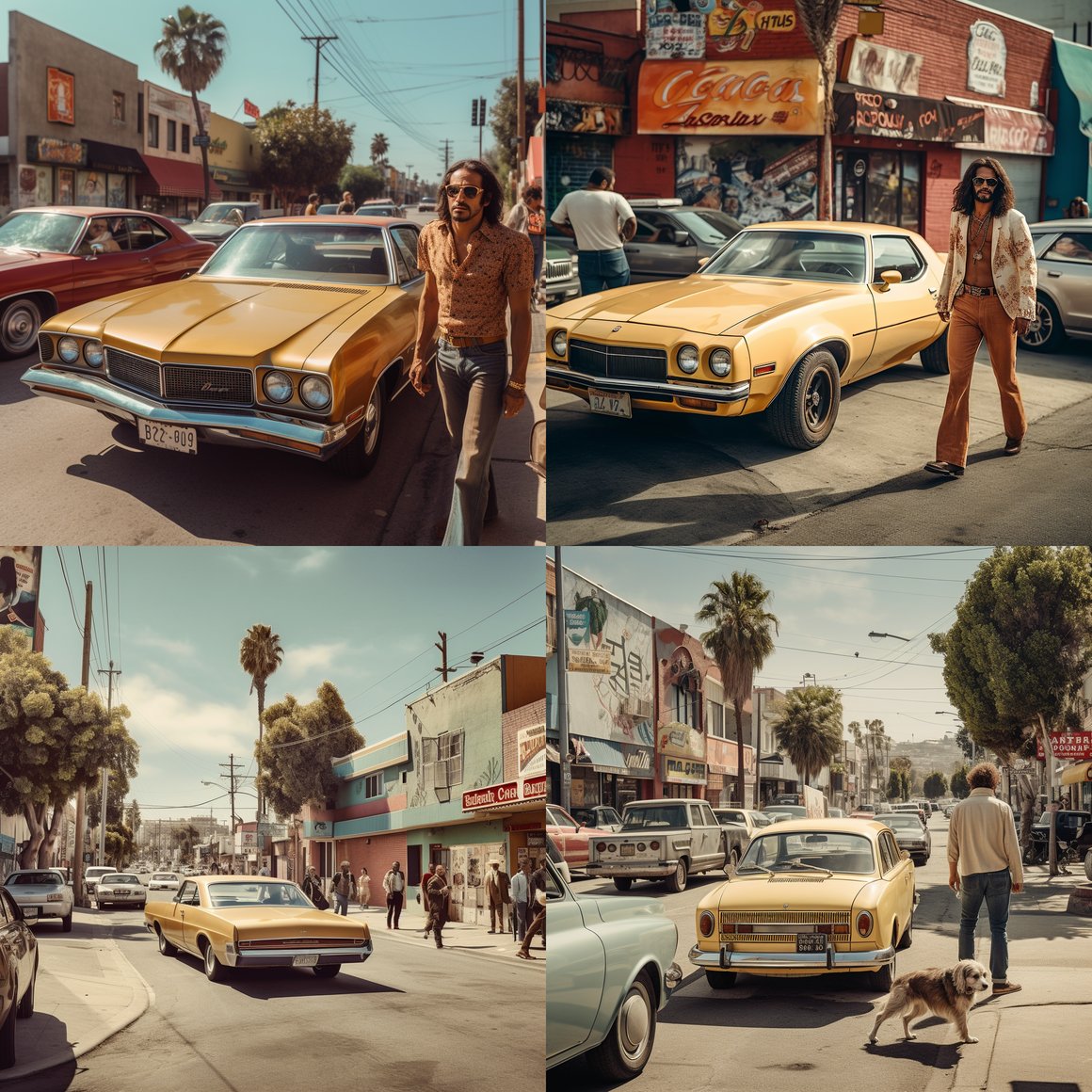 Retro Revival: A Photorealistic Journey Through Echo Park