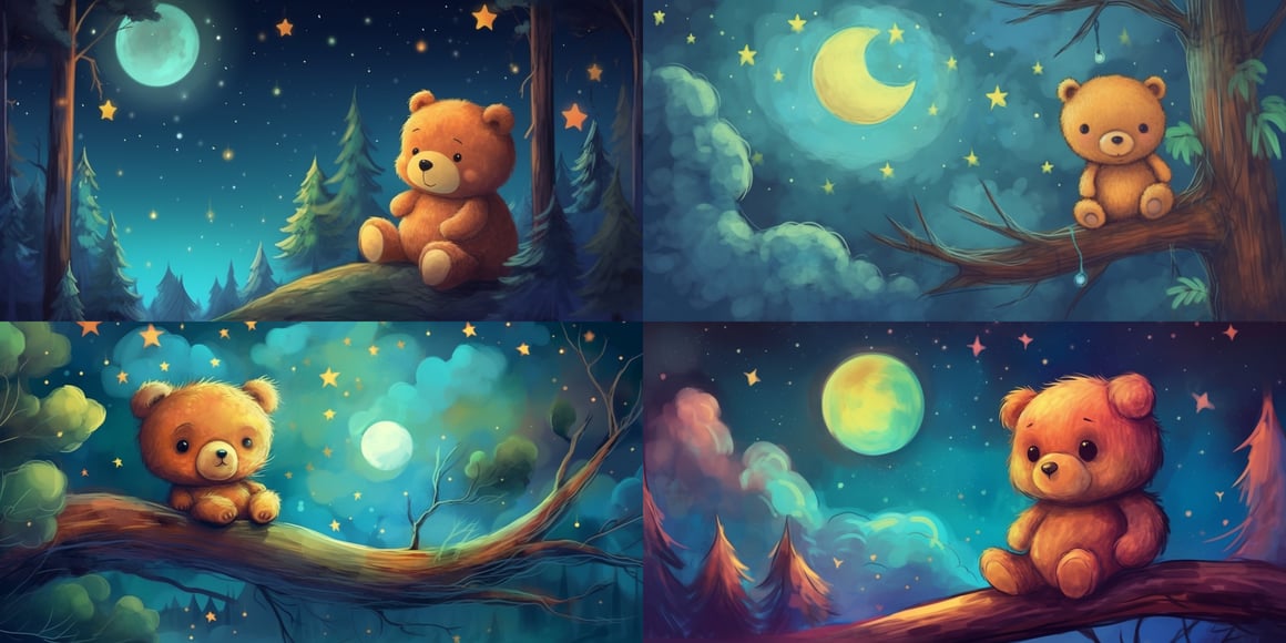 Children's Book Illustration in Pastel Colors