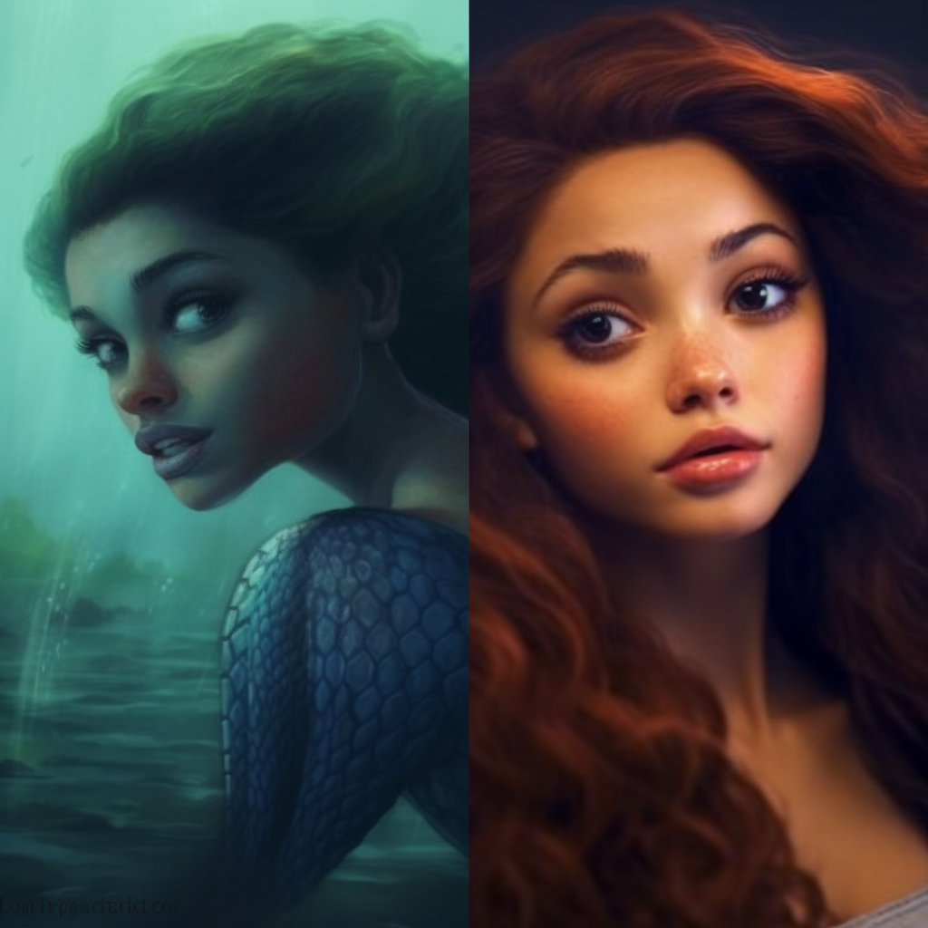 Ariana Grande as Ariel: A Subaquatic Reimagining